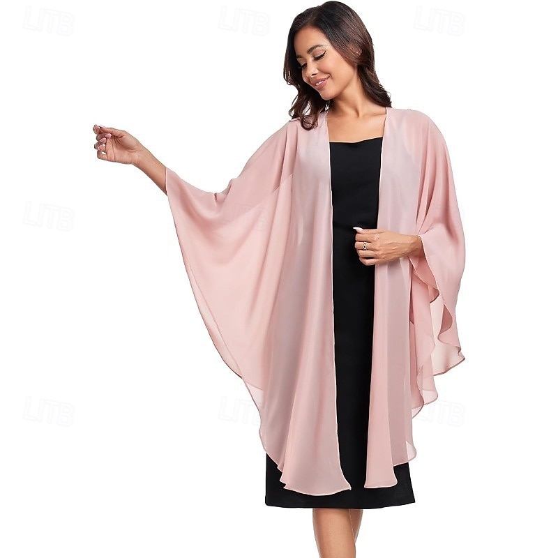 Șaluri și șaluri pentru femei pentru rochie de seară, eșarfă din șifon, eșarfă elegantă și moale din pashmina, eșarfă de mireasă pentru nuntă 2025 - $59.99 –P8