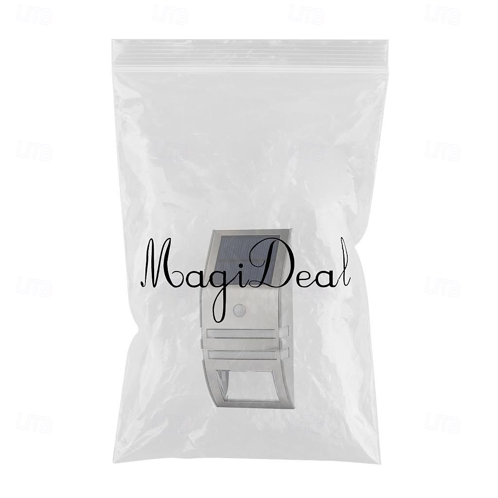 1 pz. Luci da parete per esterni, impermeabili, solari, in acciaio inox, con sensore umano, illuminazione intelligente per scale, balconi e recinzioni. del 2025 a $22.99 –P7
