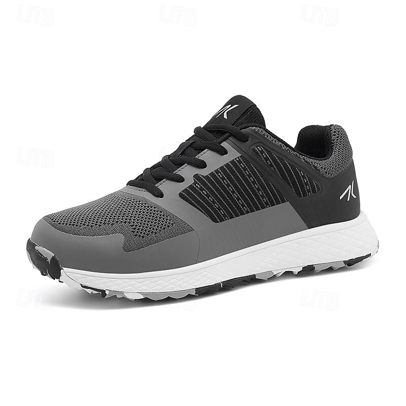 Men's Black and Gray Golf Shoes with Non-Slip Sole - Comfortable and Durable Footwear for Professional Golfers 2025 - $69.99 –P2