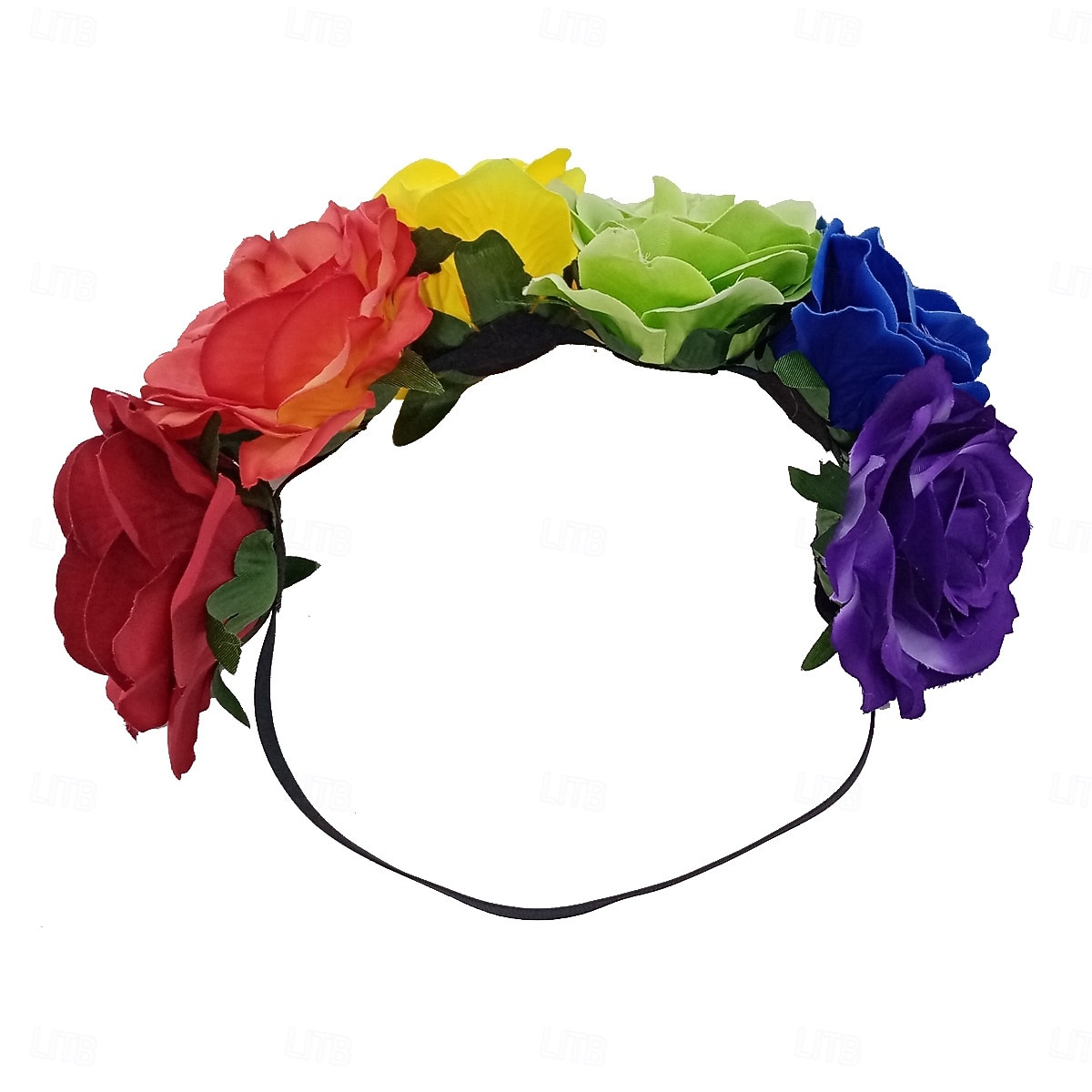 Orgulho Faixa de Cabeça Coroa de flores Hippie Arco-Íris Adulto Mulheres Unisexo Dia Das Bruxas Carnaval Festival de Música Parada do Orgulho Mês do Orgulho Vestir-se de 2026 por $15.49 –P3