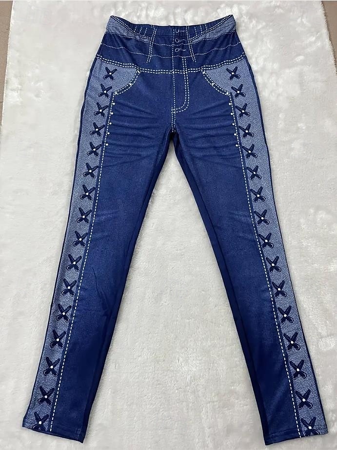 Pantaloni leggings pentru femei 3D Print Vacanță Modă Casual Lungime întreagă Talie înaltă Grafic Abstract Imprimare Respirabil Moale Elastic Vacanță Casual Zilnic Albastru Robin Egg Vară Primăvară 2025 - $19.99 –P6
