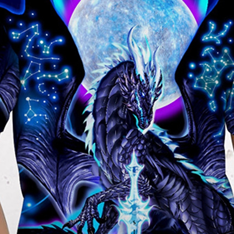 dragonblade nightblade hi rez by ruth thompson boys 3d dragon t shirt krótki rękaw lato wiosna moda podstawowa dzieci 4-12 lat okrągły dekolt outdoor casual codzienne regular fit 2026 - $10.49 –P2