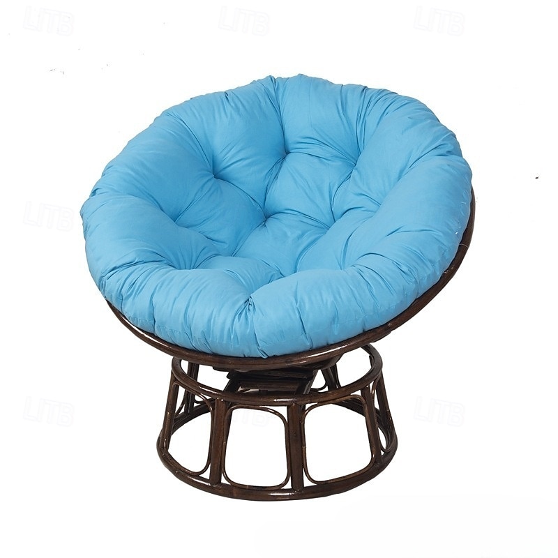 Coussin rond pour balcon, patio, jardin, extérieur ou intérieur, coussin de chaise suspendu, coussin de remplacement pour chaise en forme d'œuf de 2025 ? $18.49 –P10