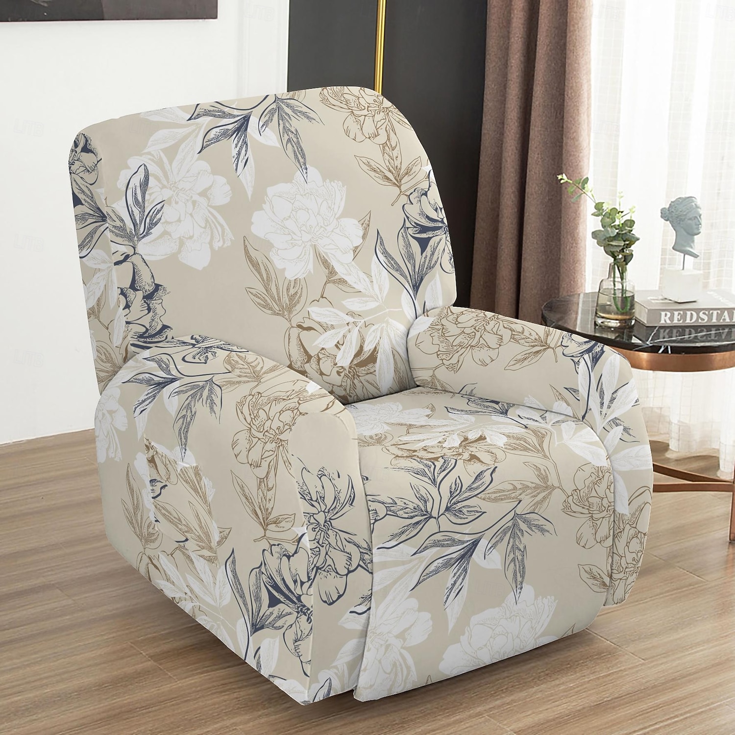 Copridivano reclinabile con chaise longue e stampa geometrica del 2025 a $24.99 –P4