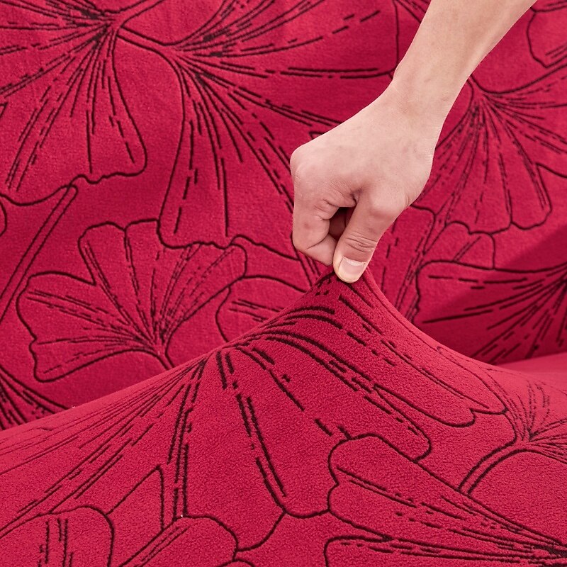 Capa elástica para sofá em tecido jacquard, capa elástica para sofá secional em formato de L, capa de canto para sala de estar, 1/2/3/4 lugares de 2025 por $37.99 –P5