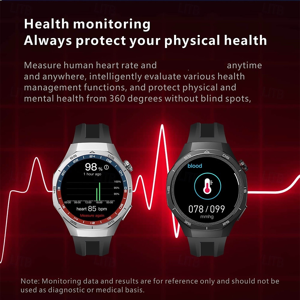 S6Pro Smart Watch 1.62" Bluetooth Fitness Tracker for Men with Compass, Step Counter, Call & Message Reminder, Sleep Monitor, Voice Assistant, IPX Waterproof, Compatible with Android iOS 2025 - $59.99 –P13