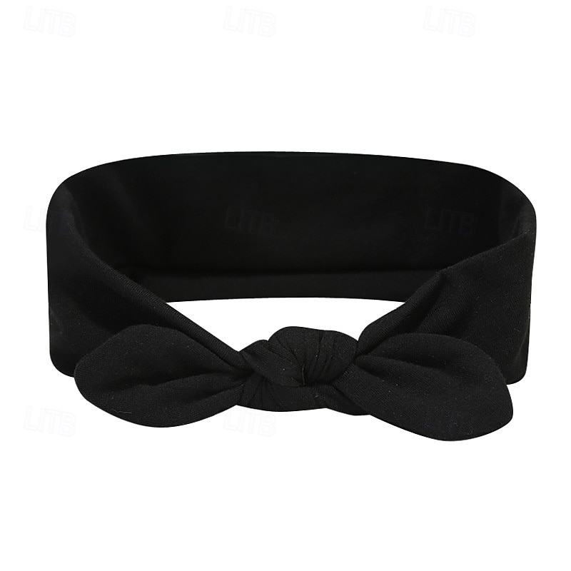 Fasce per capelli con fiocco per donne e ragazze, fasce larghe per capelli da donna, fasce per capelli elastiche morbide e antiscivolo, bandane turbanti da palestra, fasce per capelli, accessori per del 2025 a $3.99 –P12