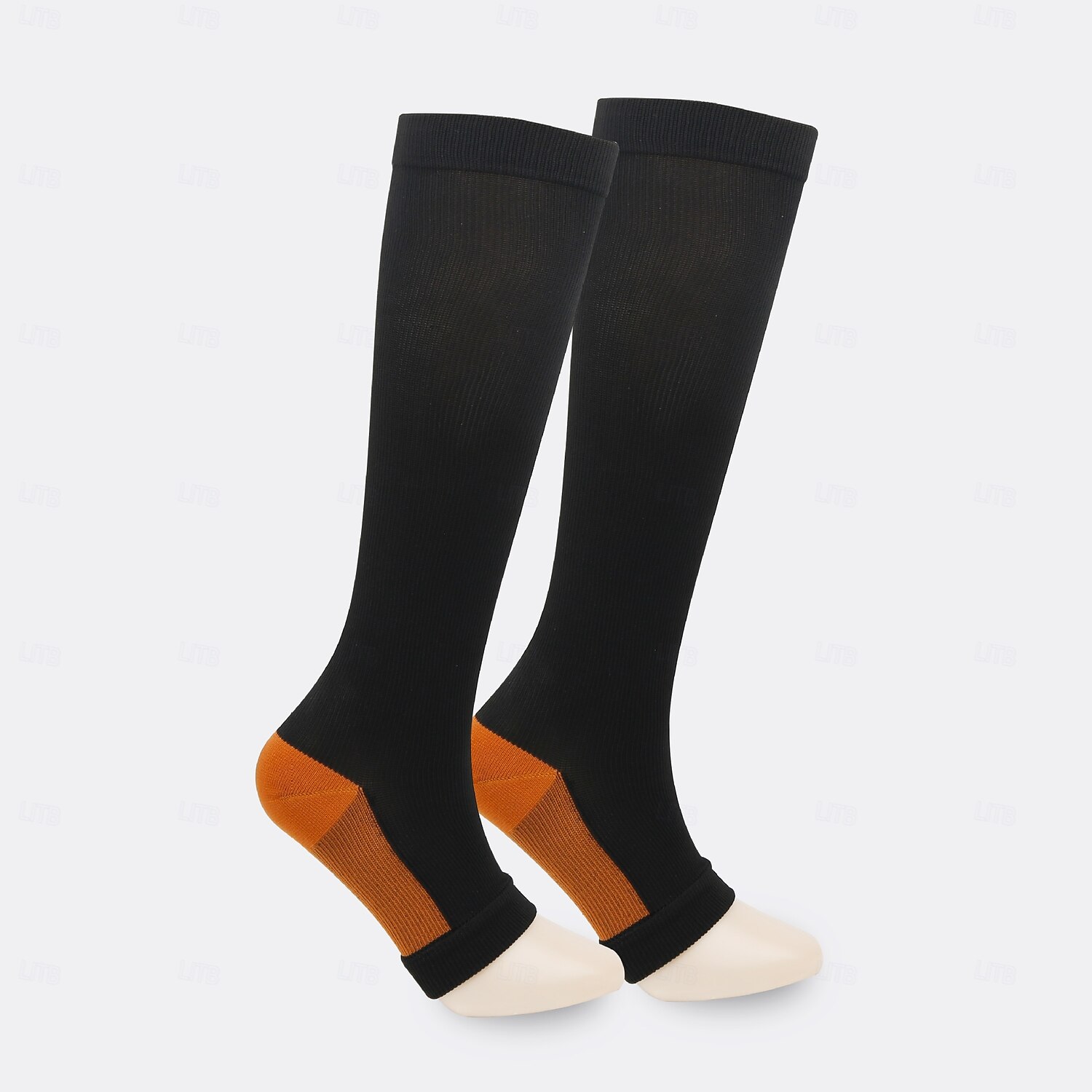 Calcetines de compresión Calcetines Deportivos Calcetines para correr 1 Par Básico Mujer Calcetines de tubo Transpirable Reductor del Sudor Cómodo Antideslizante Entrenamiento de gimnasio Corriendo 2025 - $8.99 –P2