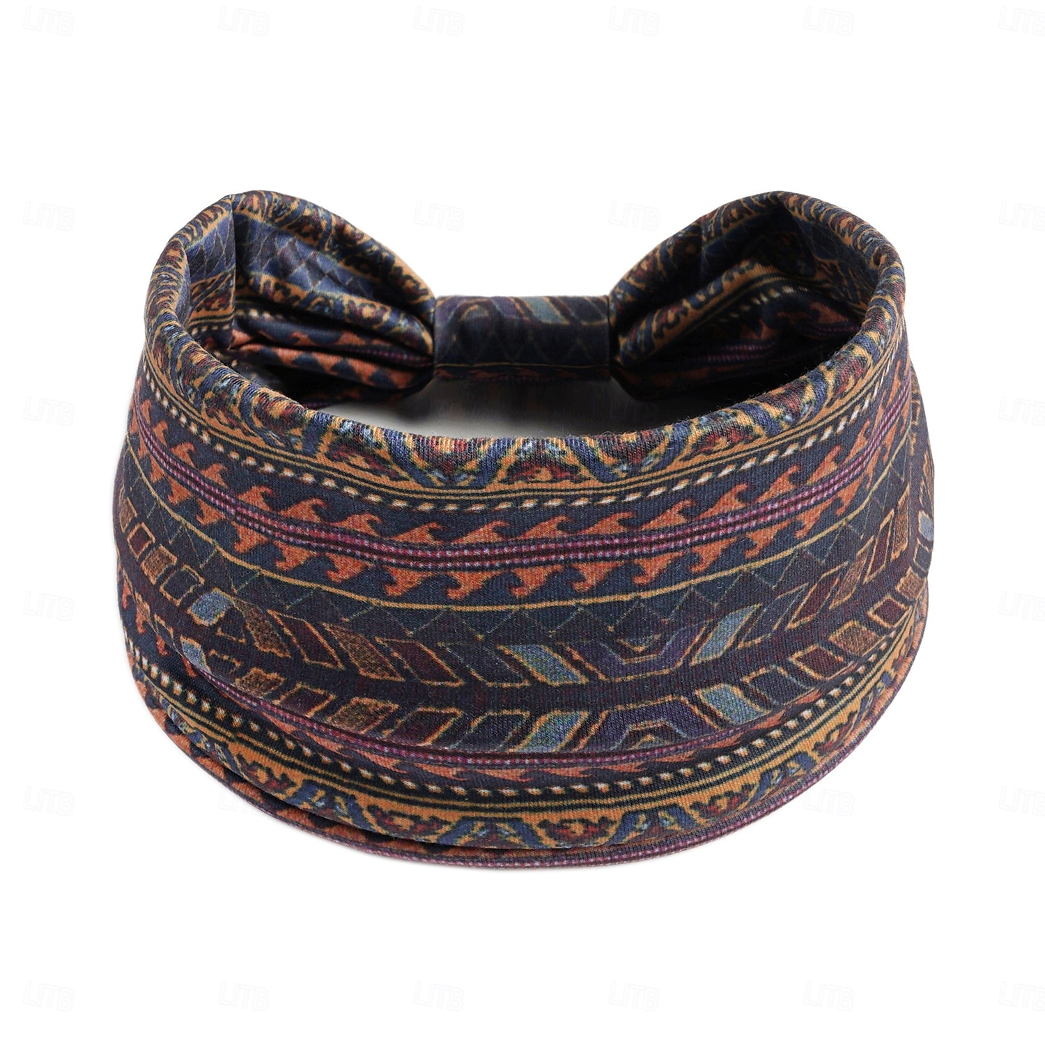 opaski boho damskie szerokie opaski turban elastyczne antypoślizgowe opaski do włosów trening joga chusty do włosów bieganie opaska na pot afrykańskie boho opaski na głowę modne akcesoria do włosów 2025 - $5.49 –P6