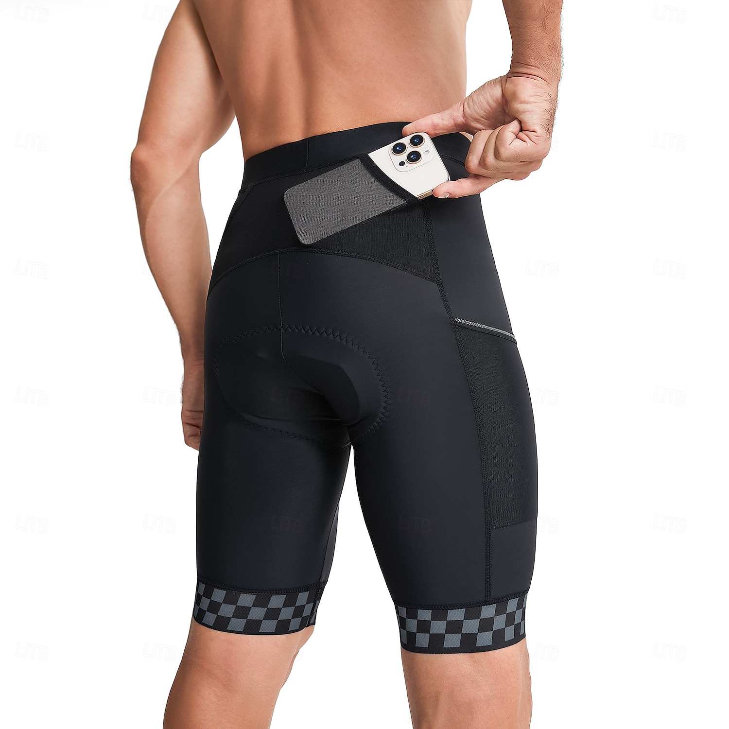 Arsuxeo Hombre Rayas Pantalones cortos de ciclismo de carretera Short interior ciclismo bicicleta Pantalones de Ciclismo Bicicleta Bermudas Mallas Leggings Moldeado al Cuerpo MTB Bicicleta Montaña 2026 - $33.99 –P14