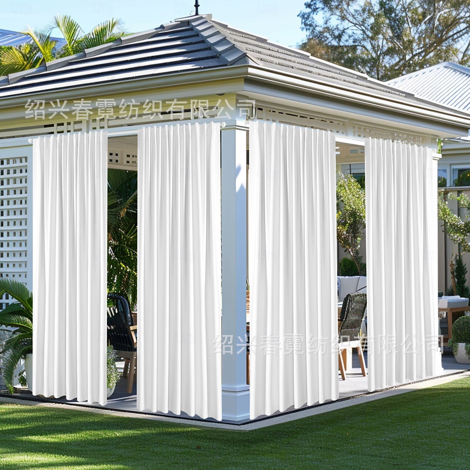 Écran de fenêtre en coton lin de style moderne minimaliste à un panneau pour le salon la chambre la salle à manger le bureau rideau semi-transparent de 2025 ? $31.99 –P7