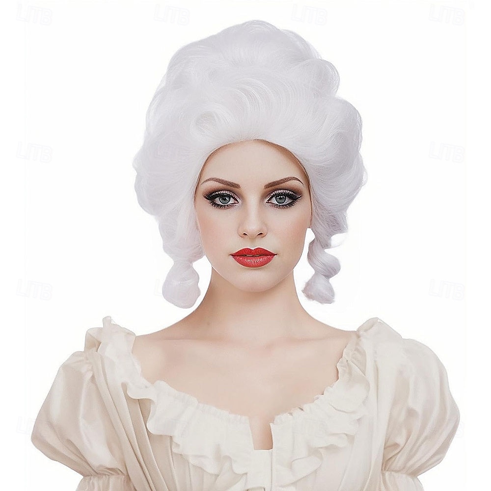 Krátká vlnitá hnědá paruka s velkým nafouklým účesem, paruky s motivem včelího úlu pro ženy, vhodné pro kostýmy 70. a 80. let nebo halloweenské vintage cosplay párty 2025 - $25.99 –P12