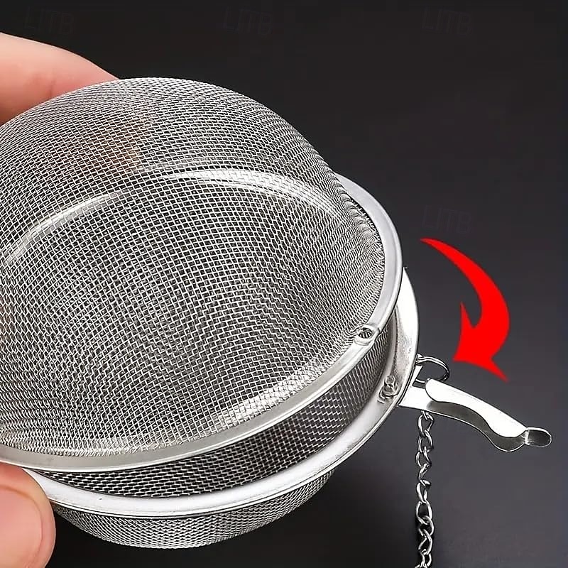 Set da 3 pezzi in acciaio inossidabile, infusore per tè a maglie extra fini, per tè in foglie, colini da tè, infusore per tè, filtro per tè, spezie ed erbe aromatiche. del 2025 a $10.49 –P4
