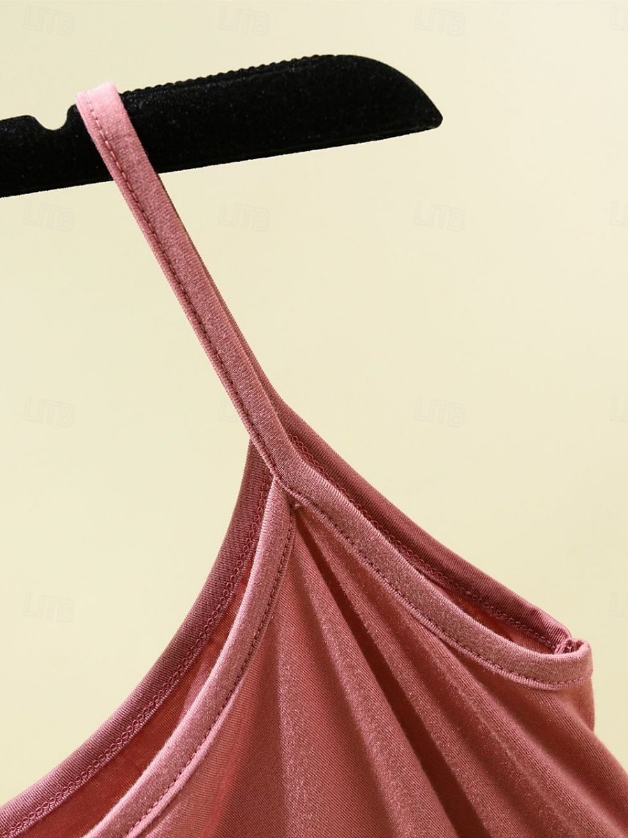 Pentru femei Camisole Tank Top Culoare solidă Zilnic Fără manșon Stil Nautic Topuri obișnuite Zilnic Fără Spate Albastru Deschis Gri Fier Albastru denim Verde matcha Negru Vară 2025 - $13.99 –P5