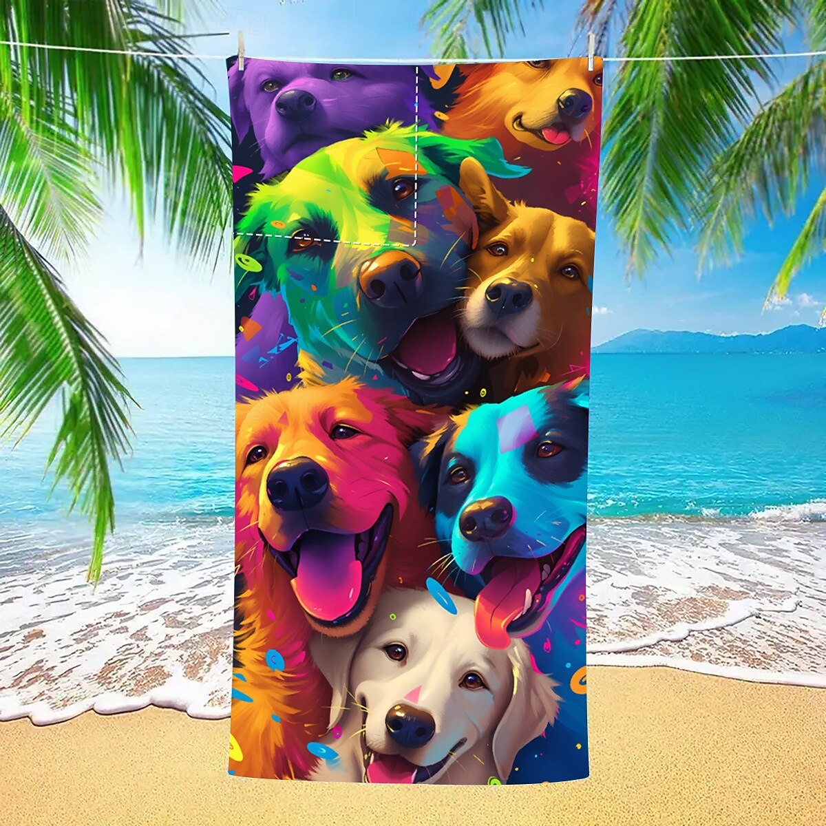 Serviettes de piscine à séchage rapide, serviettes de plage absorbantes 2 en 1, serviettes de camping pliables dans un sac de rangement, pliables, pour piscine, salle de bain, camping de 2025 ? $12.49 –P11