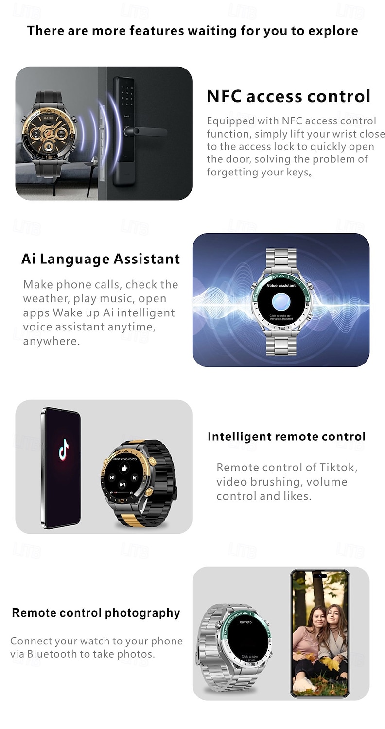 S7PRO Smart Watch 1.62" HD Display Bluetooth Call Smartwatch for Android iOS – Compass, Message & Music Control, Sport Mode 2025 - $64.99 –P20
