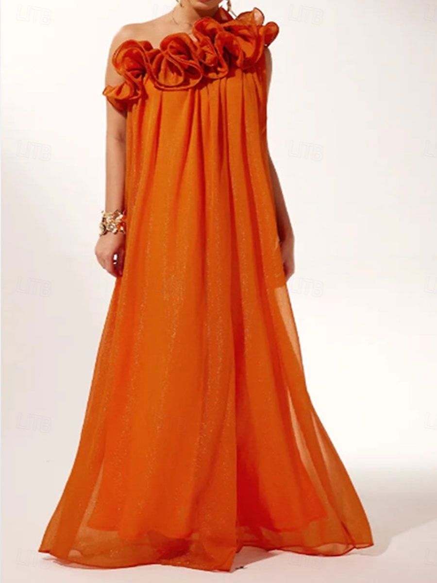 Suknie A-line na quinceanerę elegancka sukienka formalna sukienka do ślubu do ziemi bez rękawów odkryte ramiona szyfon z plisami 2025 - $119.99 –P1
