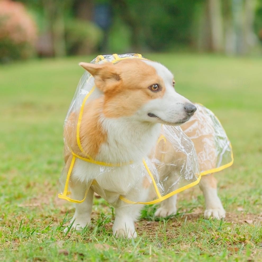 2025年 ペット犬用レインコート防水ジャケット犬用レインポンチョポータブルレインコート通気性軽量通気性軽量小型中型犬に適しています コレクション – $25.99 –P8