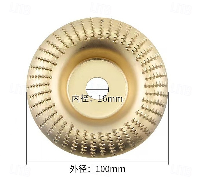 Set di 3 dischi per intaglio del legno per smerigliatrice angolare da 4" o 4 1/2" con albero da 5/8", disco per smerigliatura per il taglio del legno, accessori per mole da taglio per smerigliatrice. del 2025 a $14.99 –P2