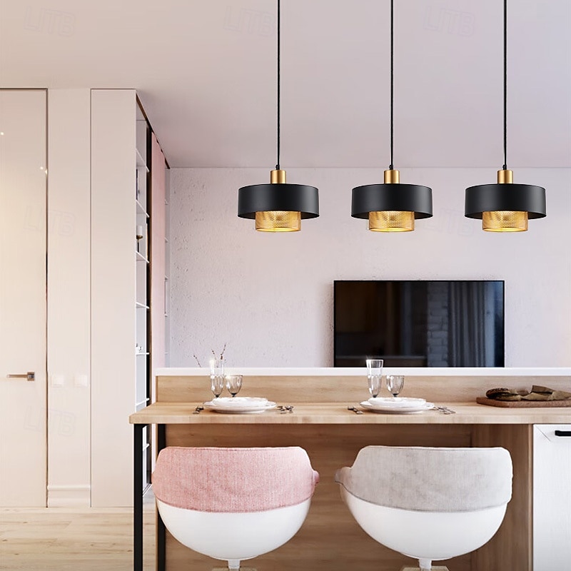 25 cm Pendant Lantern Design Geometric Shapes Pendant Light Metal Artistic Style Modern Style Novelty Artistic Nordic Style 110-120V 220-240V 2025 - $121.99 –P3