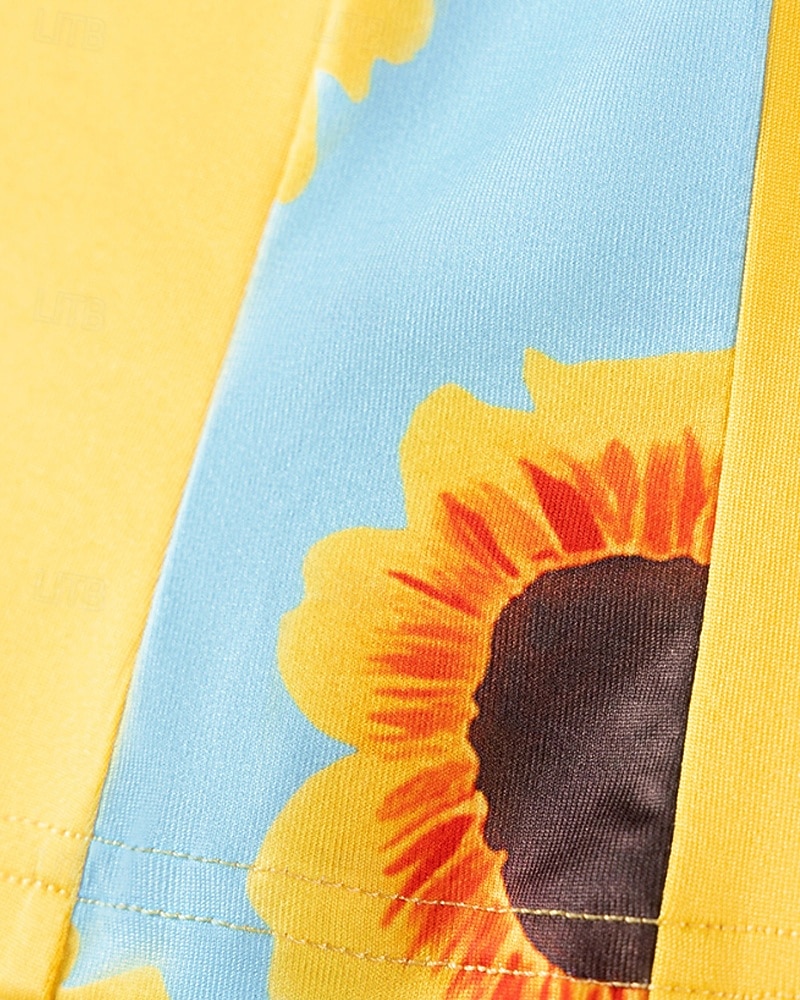 Kinder Mädchen Kleid Farbblock Ärmellos Outdoor Patchwork Niedlich Basic Baumwolle Knielang Freizeitkleid Sommer Ab 4 Jahren Gelb 2026 - $12.49 –P10