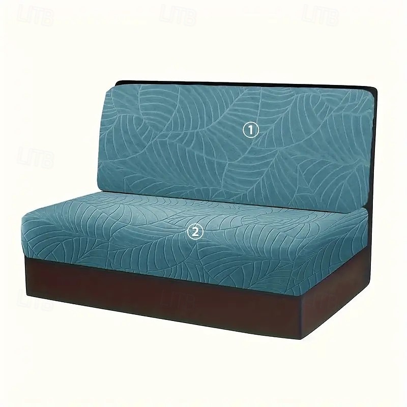 Copridivano impermeabile per dinette camper in jacquard a foglie, per esterni, antiscivolo, elasticizzato, per sedili auto e protezione di mobili. del 2025 a $22.99 –P8