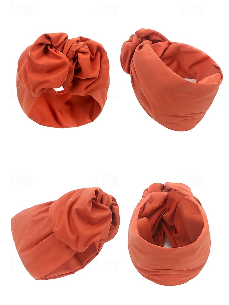 Bandeau à chignon noué à la mode pour femme, tissu doux, adapté aux vêtements décontractés et d'extérieur, style bohème, réglable pour tous les types de cheveux, parfait pour l'été et les voyages. de 2025 ? $14.99 –P6