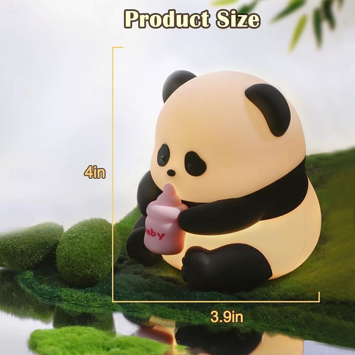 Cute Animal Night Light LED Silicone Squishy Animal Lamp for Kids Ideal Nightlight for Nursery  for Boys and Girls  Fun Room Decor  Soft and Safe Breastfeeding Light (Panda/Capybara/Dog/Duck/Dinosaur) 2026 - $17.99 –P8