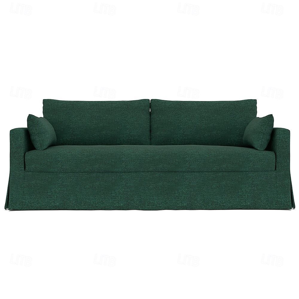 Sofabezug passend für Hyltarp-Sofa, einfarbig, gesteppte Polyester-Schonbezüge 2025 - $226.49 –P15