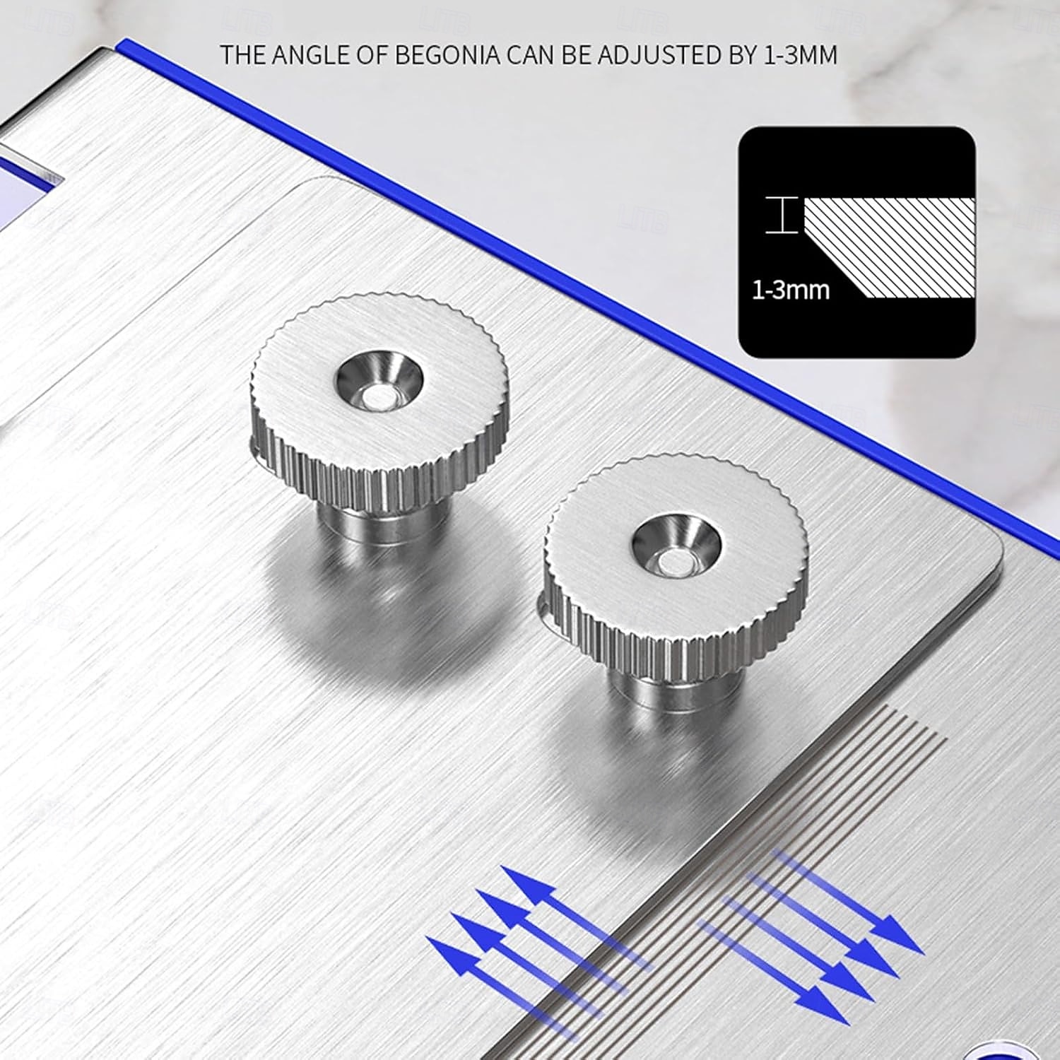 Suporte para rebarbadora angular para corte de azulejos com chanfro de 45, suporte para rebarbadora angular com chave de fenda, ferramenta de chanfradura de azulejos de aço inoxidável para rebarbadora de 2025 por $12.99 –P3