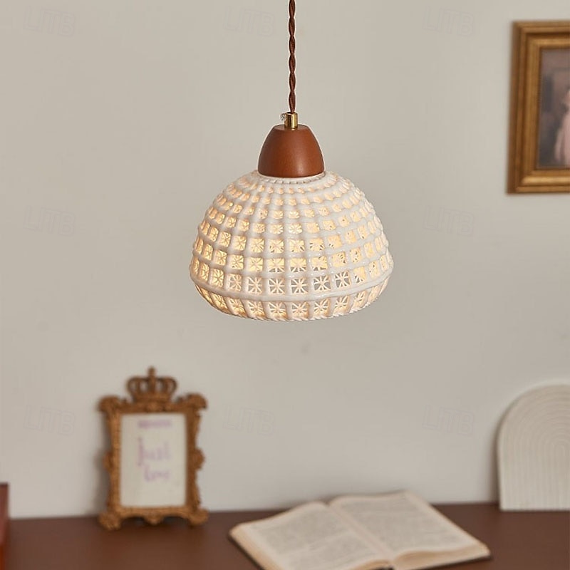 Lampada a sospensione a LED con finitura in marmo e metallo, mini lampade a sospensione in ceramica regolabili per cucina sopra il lavello, sala da pranzo, bianco caldo, lampadina 110-220 V inclusa del 2025 a $119.99 –P5