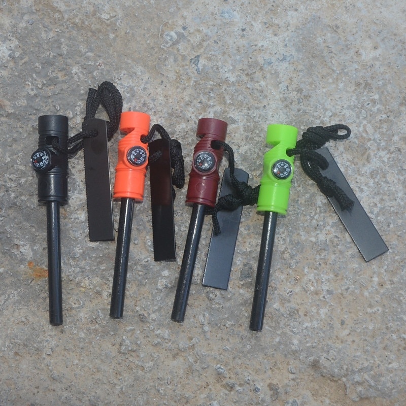Kit accendifuoco portatile di alta qualità con selce e acciaio - strumento di sopravvivenza compatto e multiuso con barre di magnesio, spago esca per campeggio, escursionismo, EDC e situazioni di del 2025 a $7.99 –P9