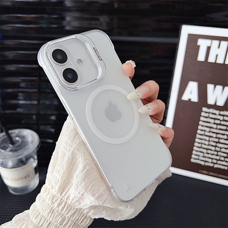 2025年 iPhone 16 Pro Max/15 Pro Max用マグネット式スマホケース - 半透明の背面カバー、MagSafe対応、ワイヤレス充電、耐衝撃PC、磁気吸着  コレクション – $20.99 –P2