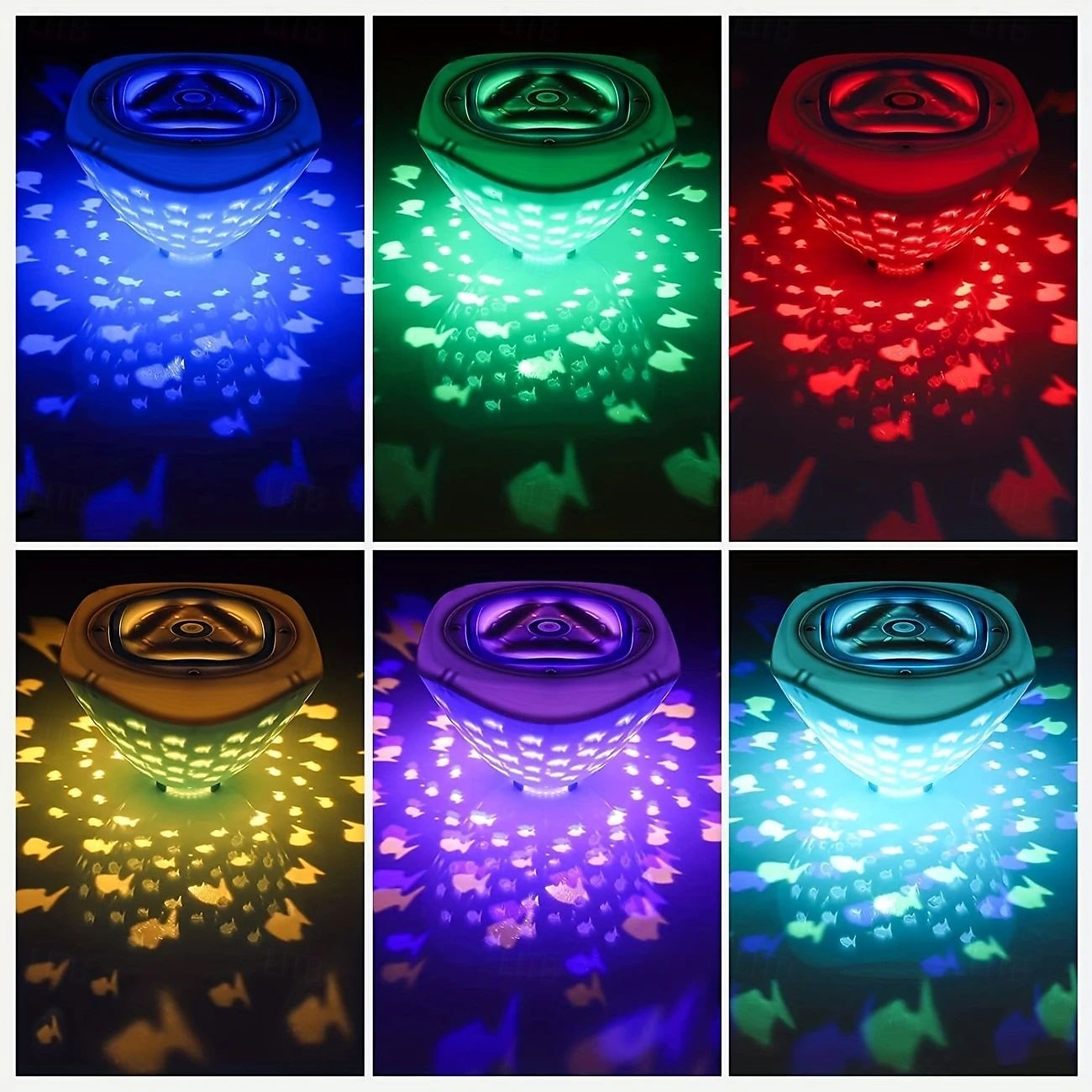 2 Pcs Underwater Lights Floating Bathtub Lights with Colorful Fish Pattern Pool Lights for Glowing Bath Toys Aquarium Holiday Party Decoration 2025 - $37.99 –P6