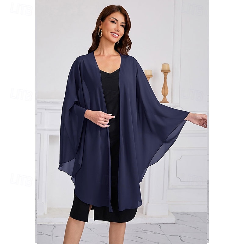 Șaluri și șaluri pentru femei pentru rochie de seară, eșarfă din șifon, eșarfă elegantă și moale din pashmina, eșarfă de mireasă pentru nuntă 2025 - $59.99 –P6