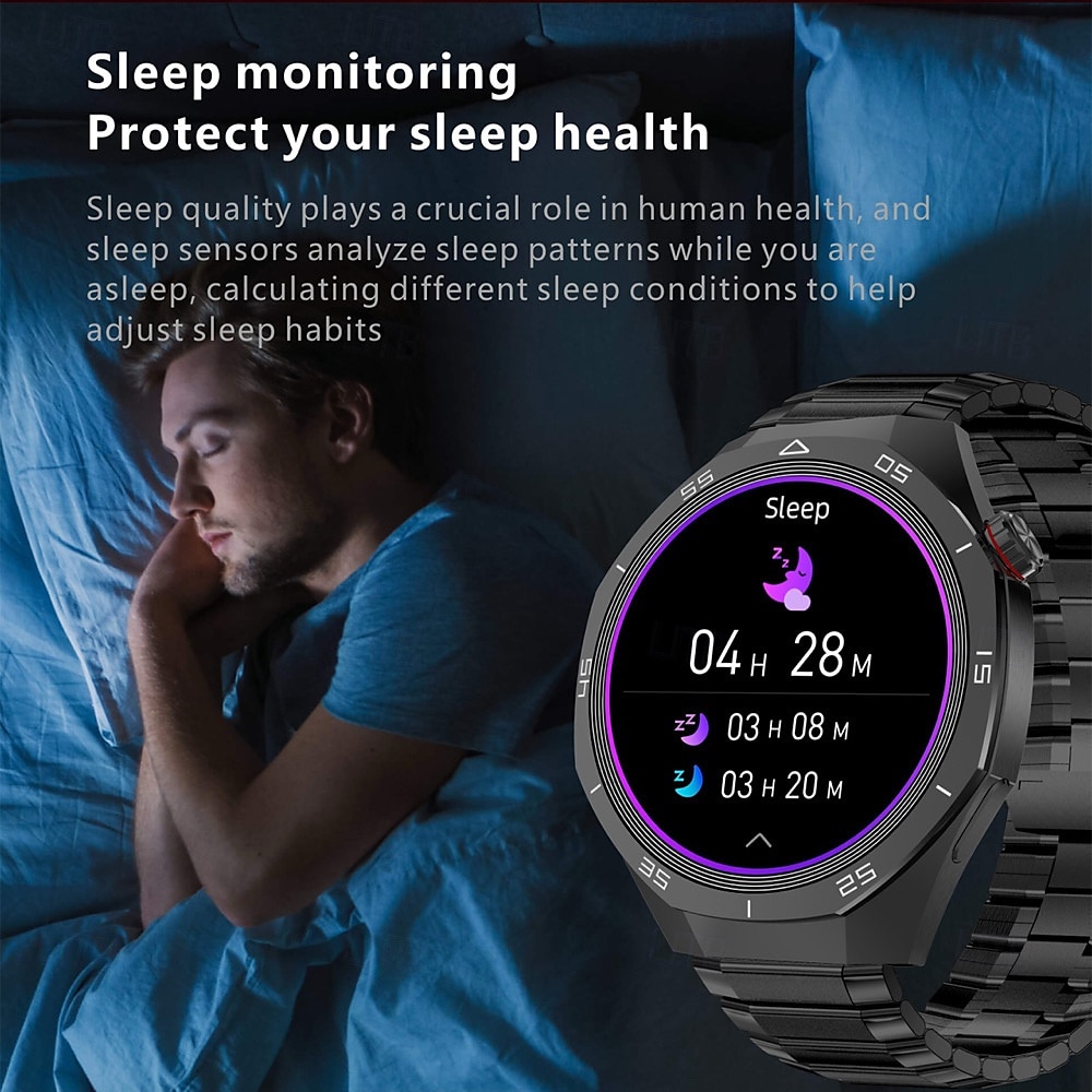 S6Pro Smart Watch 1.62" Bluetooth Fitness Tracker for Men with Compass, Step Counter, Call & Message Reminder, Sleep Monitor, Voice Assistant, IPX Waterproof, Compatible with Android iOS 2025 - $59.99 –P14
