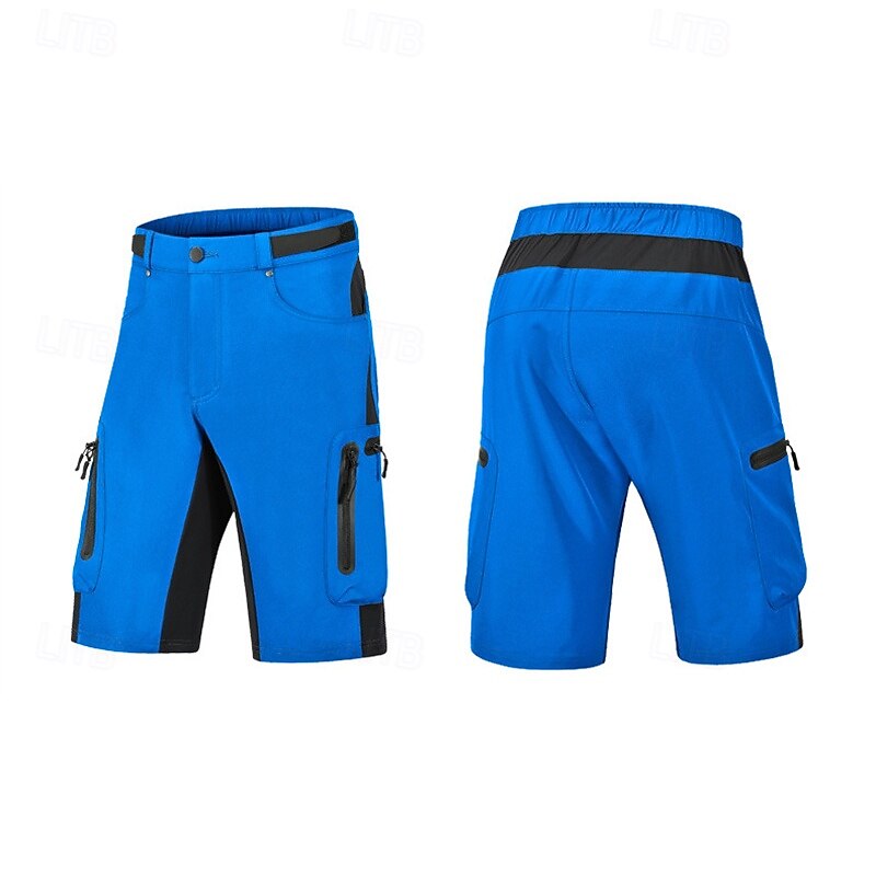 Homens Shorts táticos Bermuda Cargo Calção Shorts de Trilha Bolso Com Zíper Bolso multi Bloco de cor Conforto Vestível Comprimento do joelho Ao ar livre Esporte Diário Moda Casual Preto Azul Marinho de 2025 por $45.99 –P12