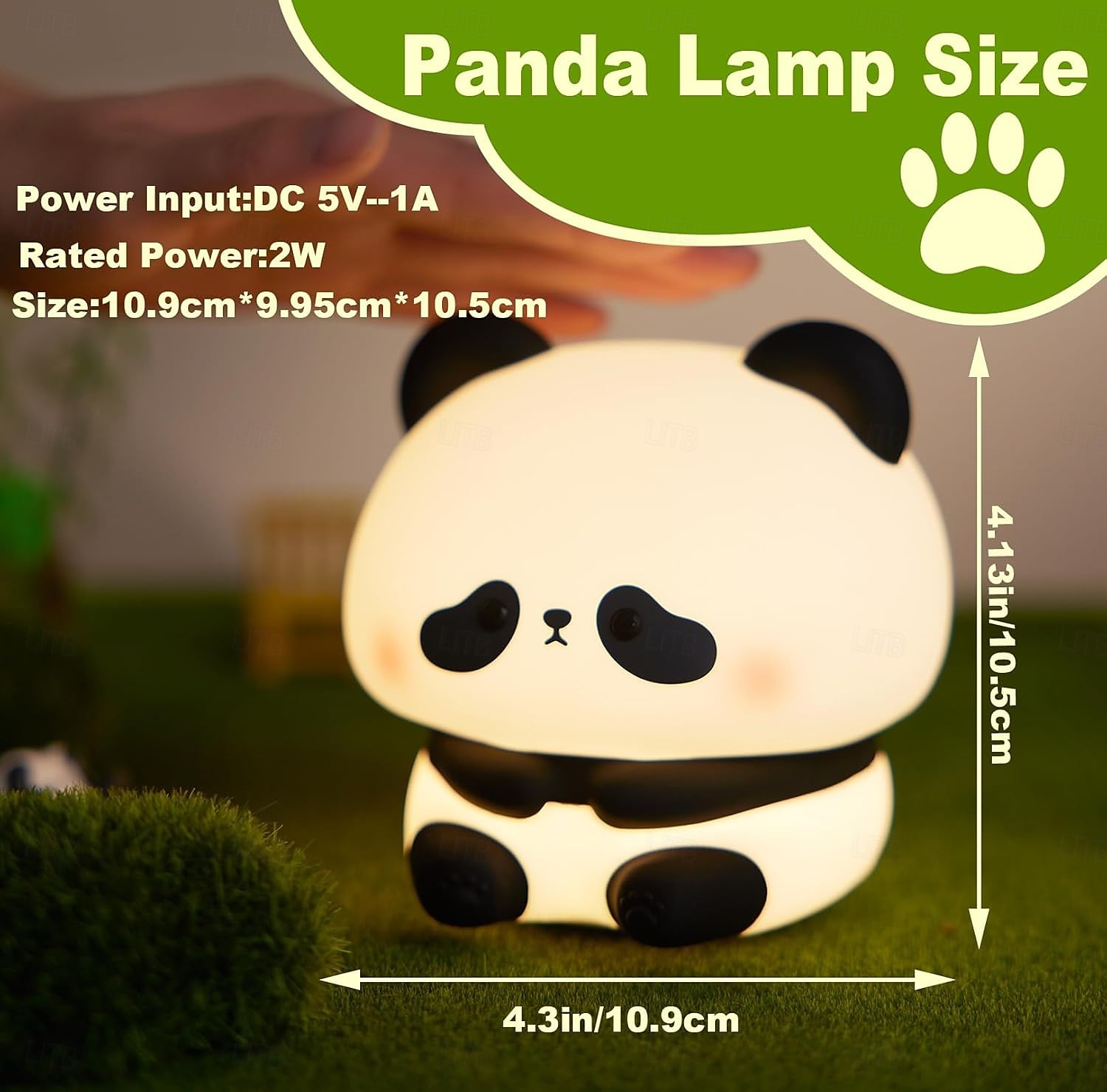 Cute Animal Night Light LED Silicone Squishy Animal Lamp for Kids Ideal Nightlight for Nursery  for Boys and Girls  Fun Room Decor  Soft and Safe Breastfeeding Light (Panda/Capybara/Dog/Duck/Dinosaur) 2026 - $17.99 –P7