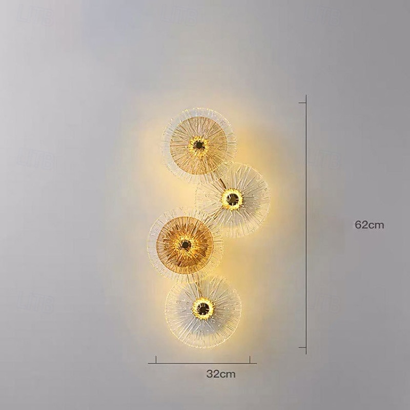lampy ścienne led szklane lampy ścienne 1szt kinkiety ścienne lampy ścienne do wnętrz salon sypialnia salon 2025 - $179.99 –P5