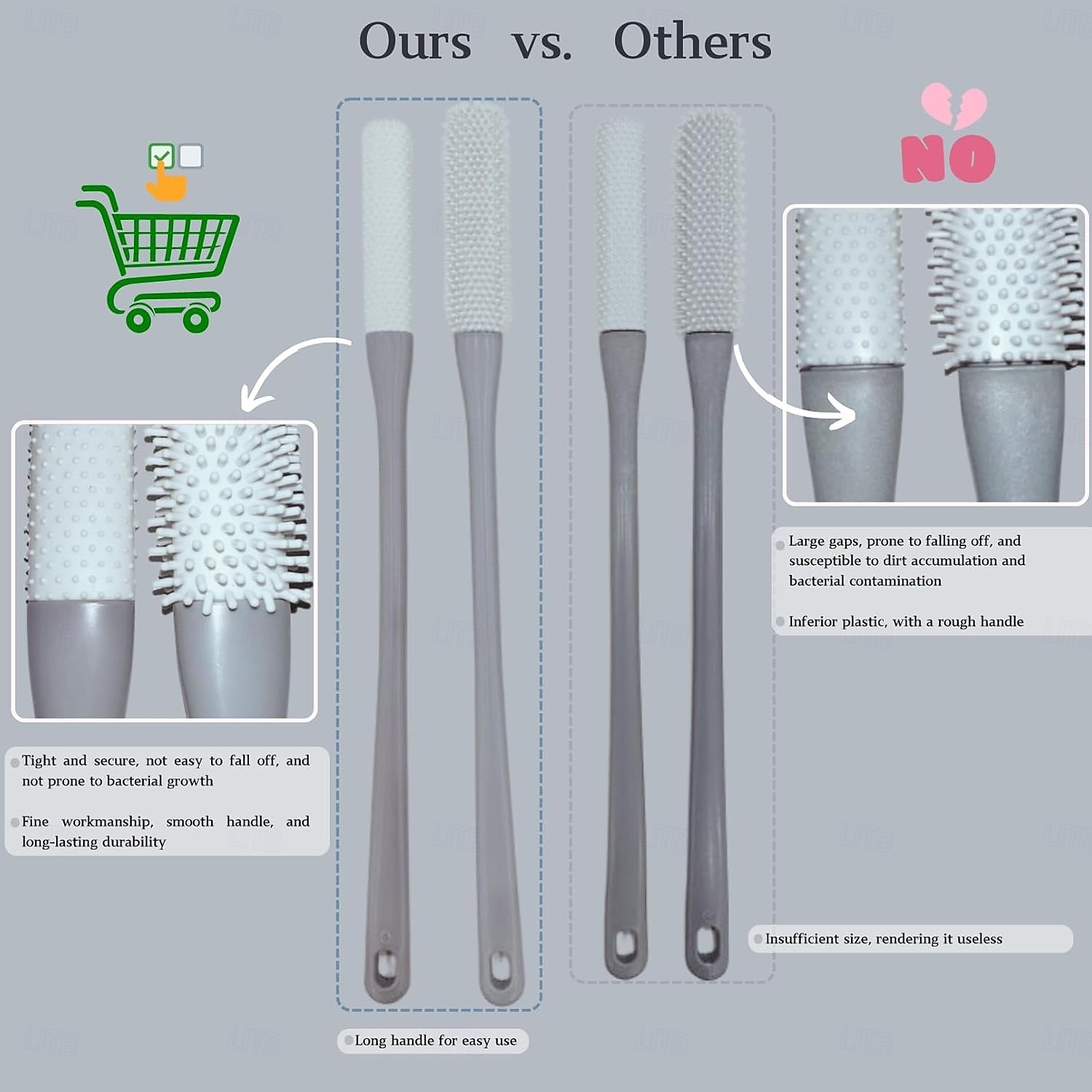 Toe Cleaning Brush, Toe Gap Cleaning Brush Long Handle,Silicone Foot Scrubber for Shower,Feet Cleaner Scrub Foot Care for Seniors,Elderly, Men and Women 2025 - $9.99 –P7