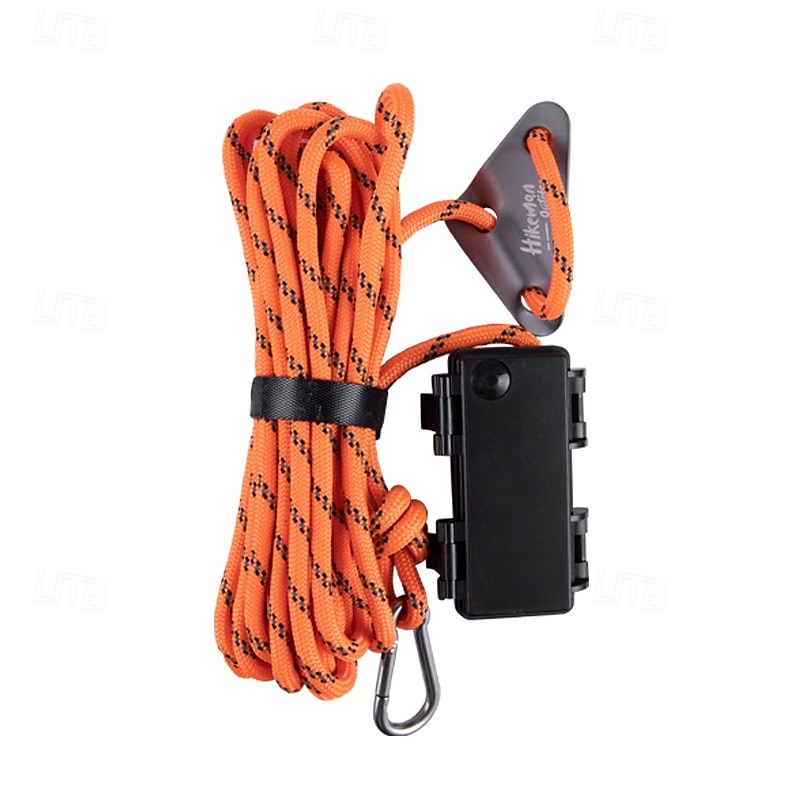 1 Pc Outdoor Camping Rope Light – Waterproof Camping Luminous Wind Rope, 5M/16.4FT, 3 Lighting Modes, Windproof Canopy Tent Rope with AA Battery Box, Perfect for Outdoor Atmosphere Lighting 2025 - $23.99 –P18