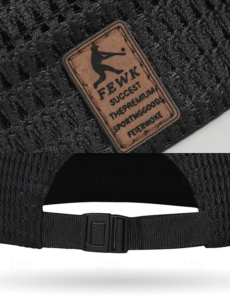 berretto da marinaio in rete traspirante da uomo – cappello estivo leggero e regolabile per attività all'aperto, streetwear e stile casual quotidiano del 2025 a $11.99 –P8