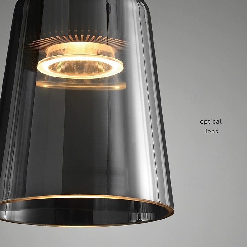 Lampadari a sospensione a LED, lampade a sospensione per soffitto, lampade a sospensione in vetro e ottone, paralume, lampadari per sala da pranzo, decorazione di lusso per soggiorno 110-240 V del 2025 a $190.99 –P3