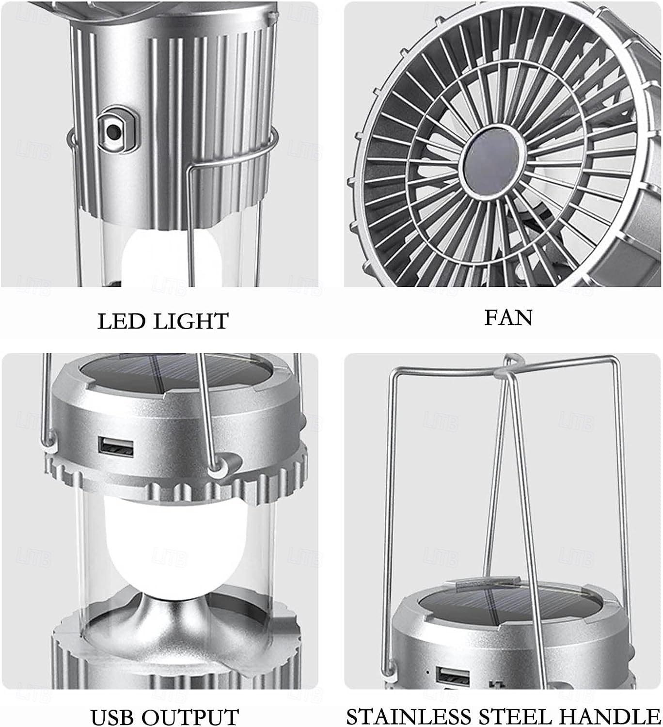 1kpl 5 W Aurinkopaneeli LED-valot Aurikoladattava Lämmin keltainen 5 V 1 LED-helmet 2026 - $35.99 –P4