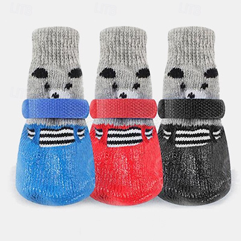 Anti Slip Dog Socks to Prevent Licking Paws Dog Shoes for Hot Pavement Dog Booties for Small Medium Large Senior Dogs Traction Control Boots & Paw Protectors for Hardwood Floors 2025 - $12.49 –P6