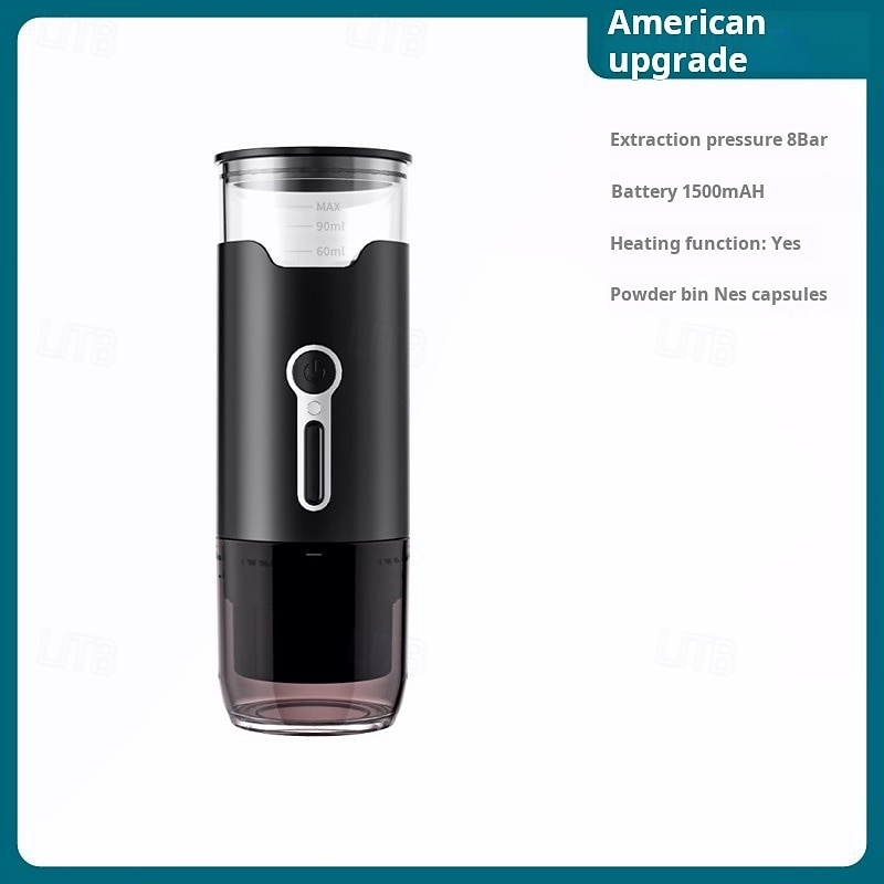 Portable Coffee Pot and Car Coffee Maker Portable brewer, travel coffee maker for camping, caravanning, hiking and office use, self-heating function 2025 - $59.99 –P2