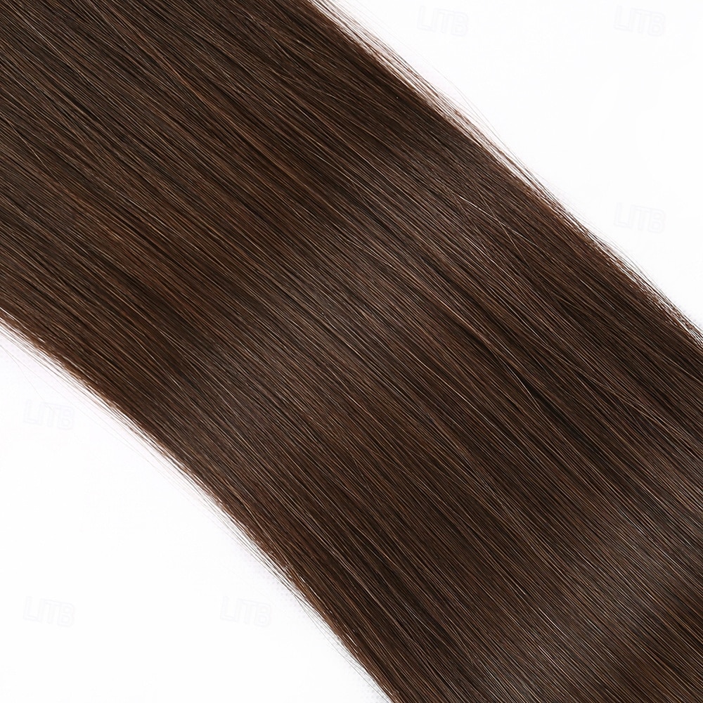 2# dunkelbraun Remy Echthaar Tape in Extensions nahtlose glatte Haare 18 Zoll 50g 20 Stück 2025 - $100.99 –P3