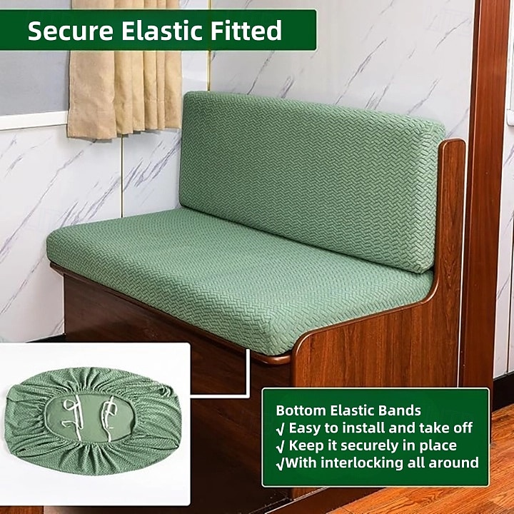 Fundas de cojín elásticas para comedor de RV de 2 piezas, fundas de cojín de sofá en forma de T, fundas elásticas para asientos de caravana, protección de muebles de RV duradera y fácil de instalar 2025 - $22.99 –P3