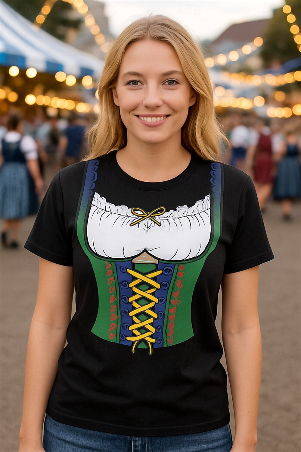 T-paita baijerilainen München Saksa baijerilainen Katutyyli T-paita Kuvitettu varten Naisten Aikuisten Kuuma leimaus varten Oktoberfest-olut Festivaali 2026 - $17.49 –P1
