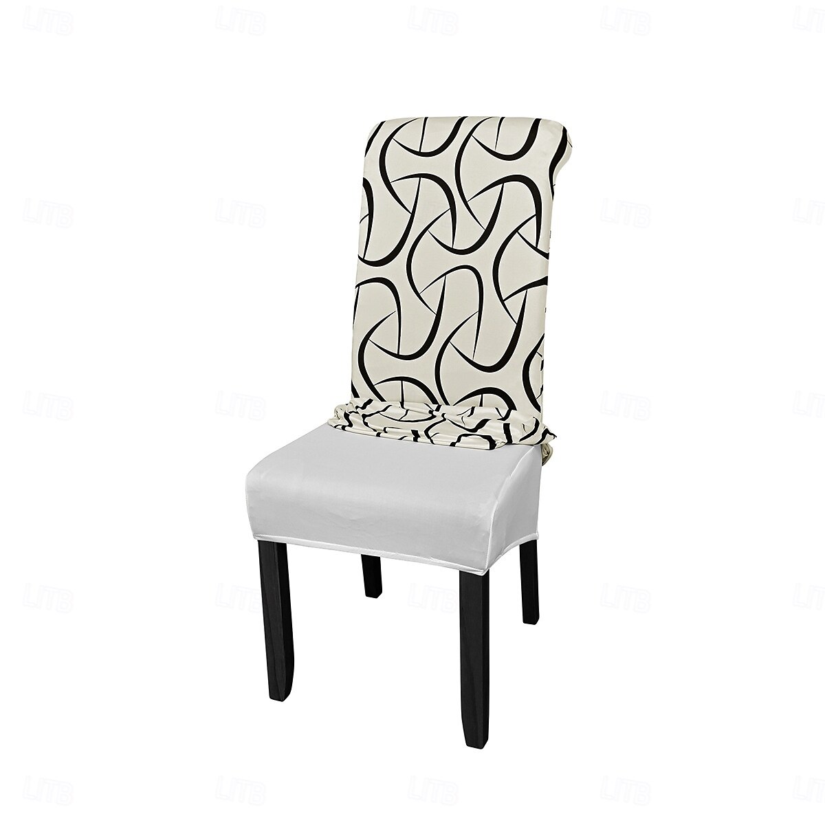 capa assimétrica para cadeira de jantar/capas elásticas para cadeira de jantar, xl/extra grande, removível, lavável e macia, capas extra grandes para cadeiras de jantar de cozinha, hotel e banquete de 2025 por $30.99 –P9